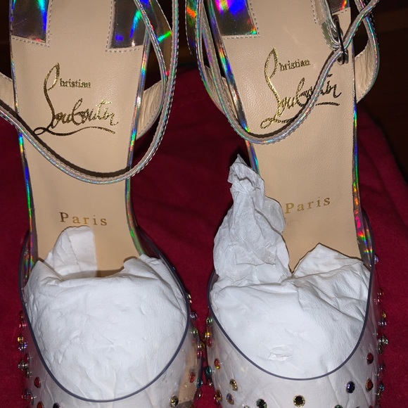 Christian Louboutin Spikaqueen Crystal Pump NIB size 39 - Picture 4 of 7